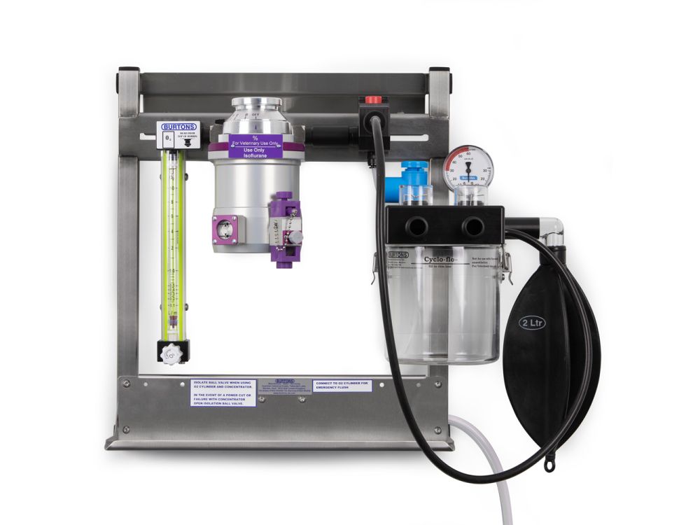Burtons Wall Mounted Anaesthesia Machine