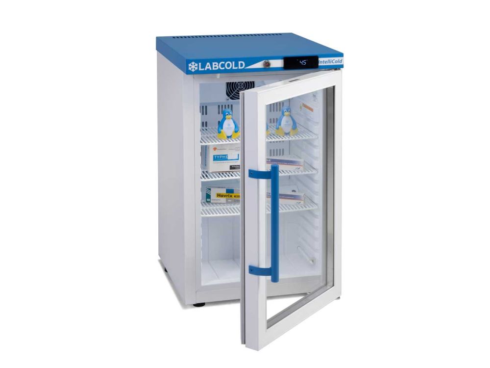 Labcold Pharmacy Glass Door Benchtop Refrigerator - 66L