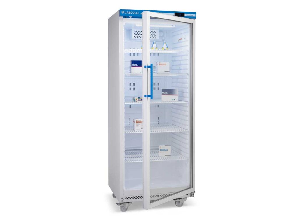 Labcold Pharmacy Glass Door Free Standing Refrigerator - 543L