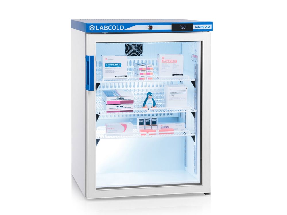 Labcold Pharmacy Glass Door Benchtop Refrigerator - 66L