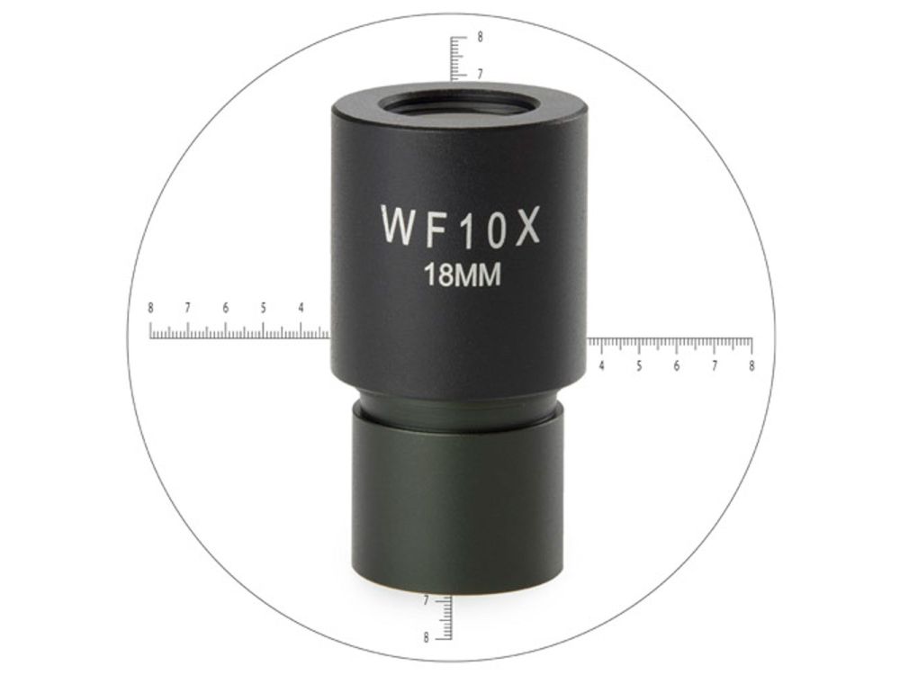 10x/18mm Eyepiece with Micrometer Scale for MicroBlue