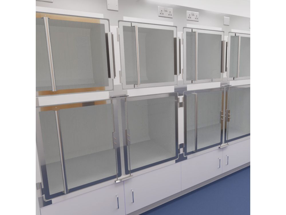 Burtons Vertical Infusion Pole for Acrylic Cage Doors