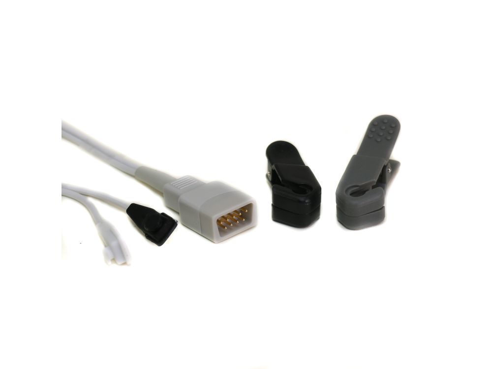 SunTech AccuVet 6.5ft/2m SpO2 Y-Lingual Sensor with 2 clips