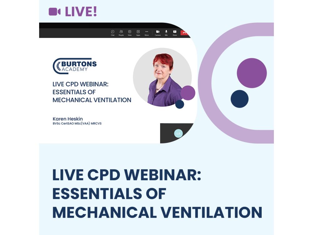 Live CPD Webinar: Essentials of Mechanical Ventilation