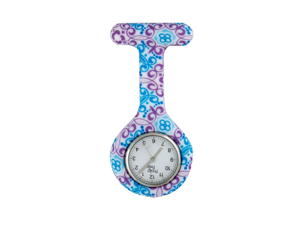 Patterned Silicone Gel Fob Watch