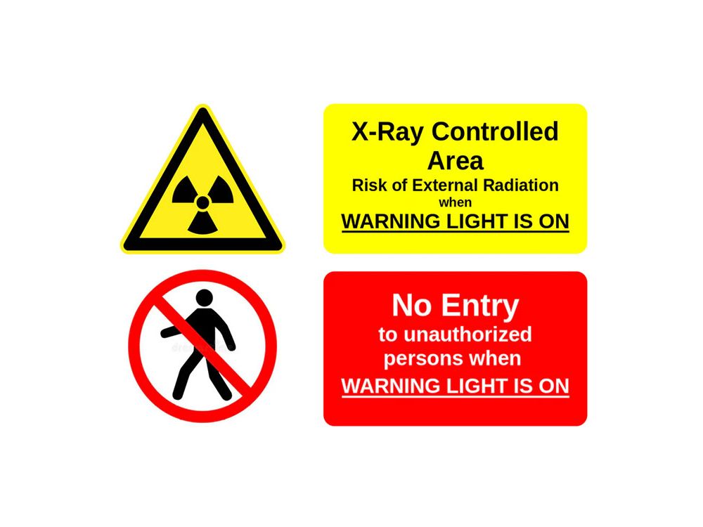 Fail-to-Safe X-Ray Warning Light