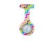 Patterned Silicone Gel Fob Watch