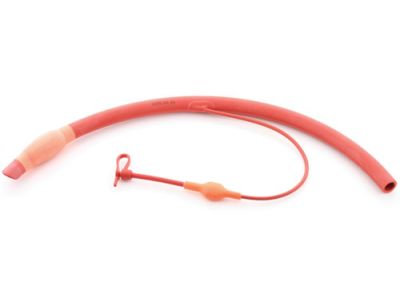 Set Of 24 Red Rubber Endotracheal Tubes 