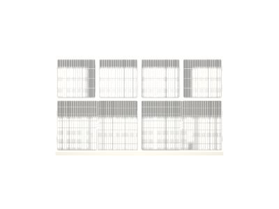 Burtons Quiet Time Polypropylene Cage Bank - ISFM Gold - 2 x Long Stay - 8 x Short Stay 