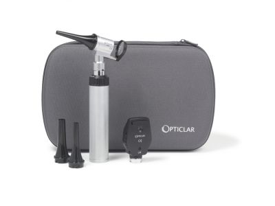Opticlar Diagnostic Case Set - with Ophthalmoscope and Slit Otoscope