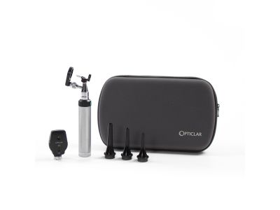 Opticlar Diagnostic Battery Case Set with Ophthalmoscope & Operating Otoscope