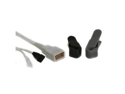 SunTech AccuVet 6.5ft/2m SpO2 Y-Lingual Sensor with 2 clips