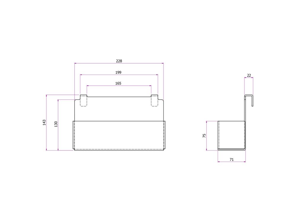 Clear Plastic Pill Tray 