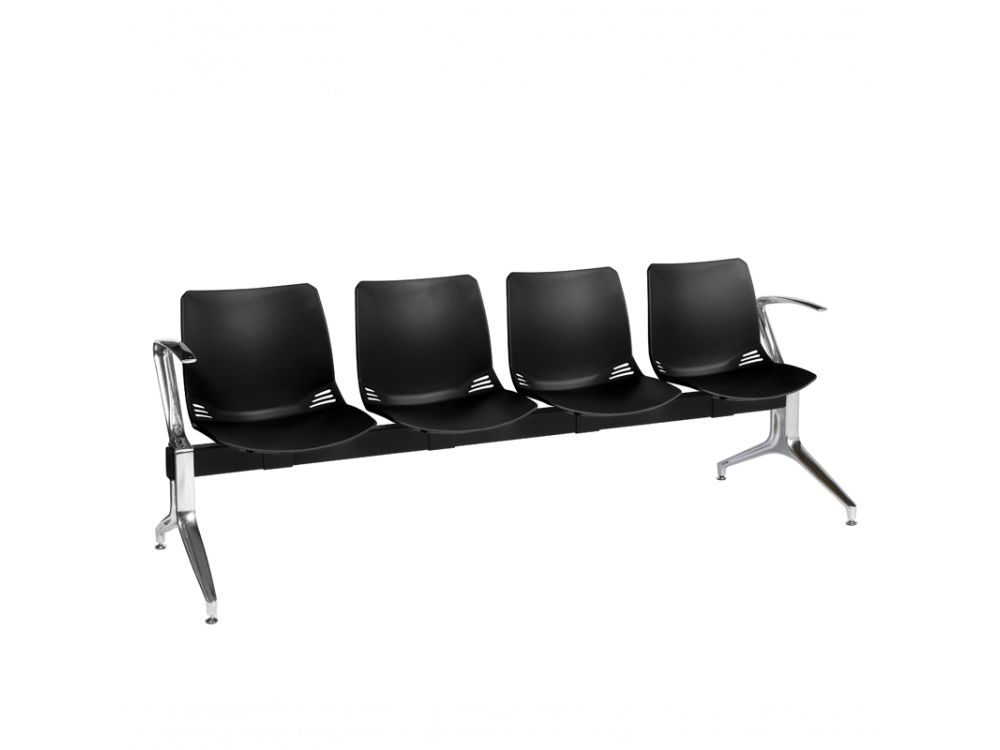 Neptune 5 Seat Visitor Black - Clearance