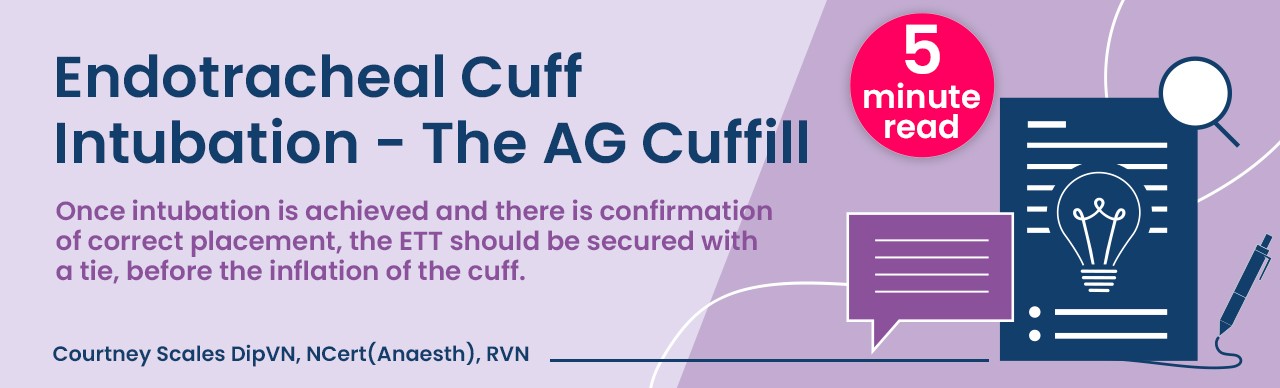 Endotracheal Cuff Intubation Techniques - AG Cuffill